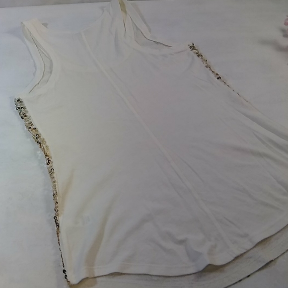 Express top whit sequin size XS, Y2K, Party, Festival, Formal. - Picture 4 of 7